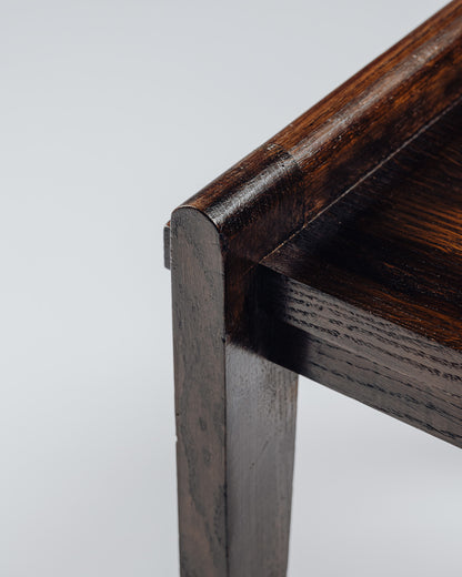 OAK SIDE TABLE, RENÉ GABRIEL, 1940s