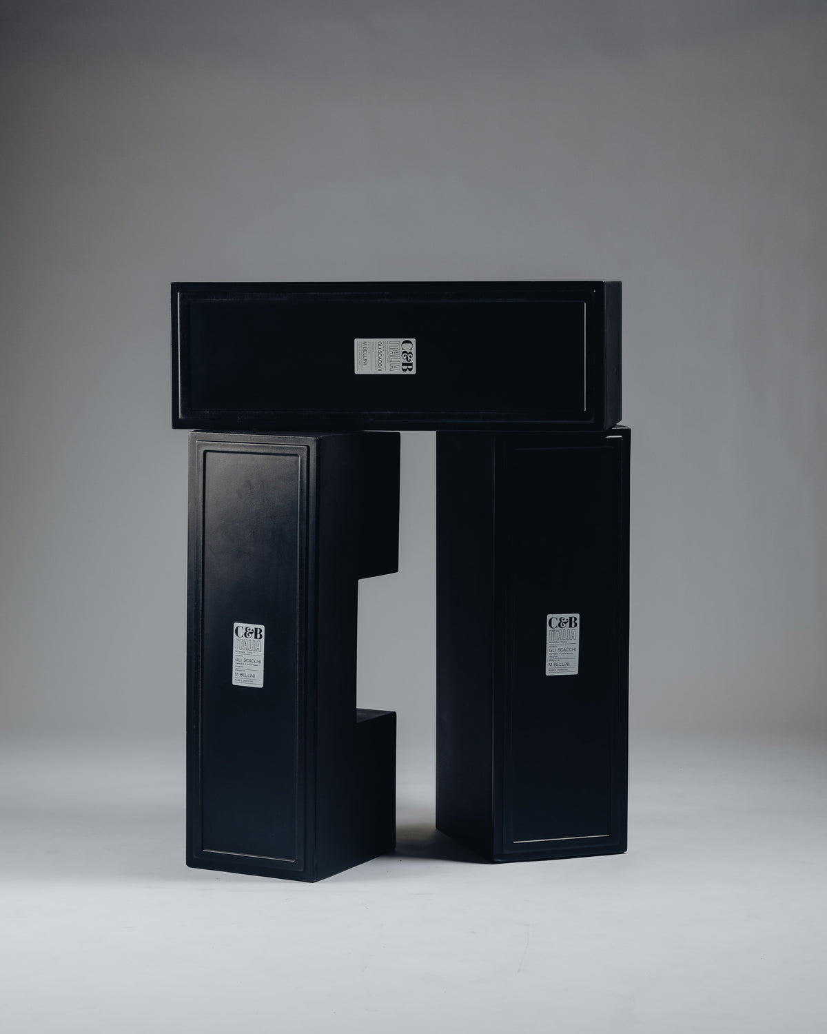 TABLE BASSE MODULABLE 'GLI SCACCHI', MARIO BELLINI, 1970s