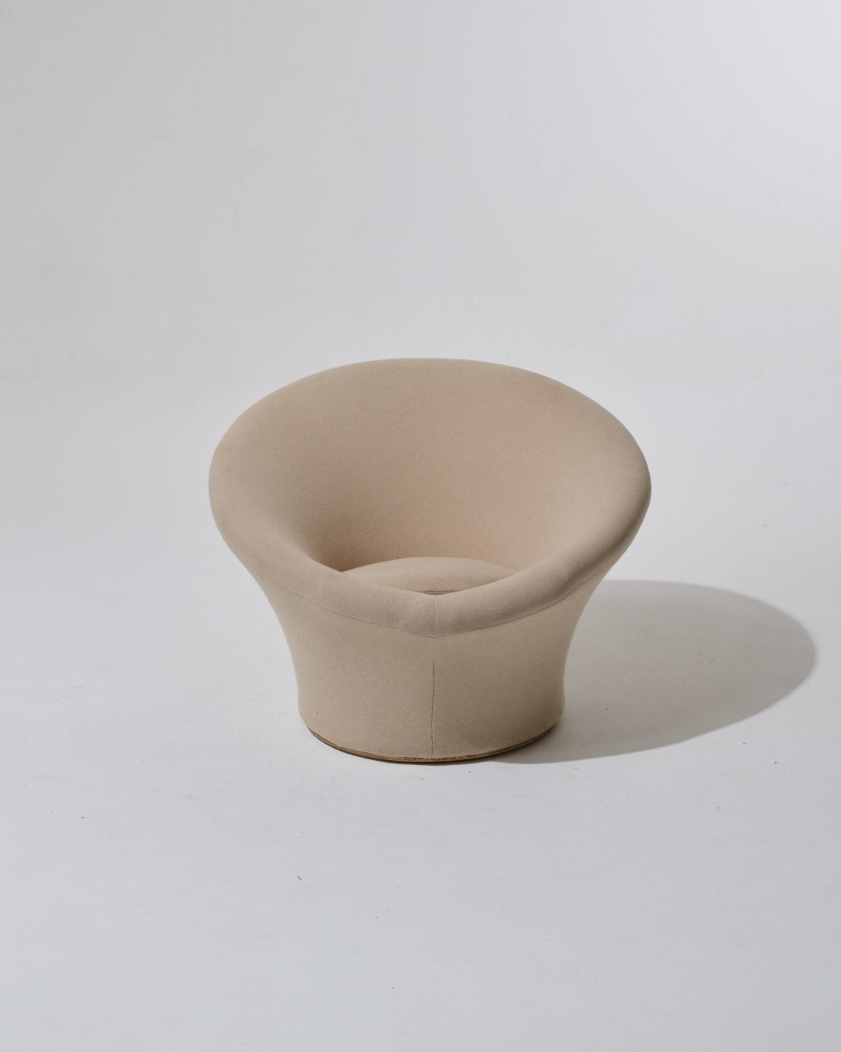 FAUTEUIL MUSHROOM TISSU KVADRAT BEIGE, PIERRE PAULIN, 1970s