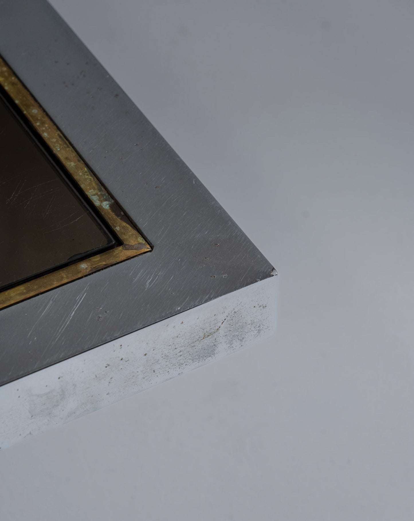 TABLE BASSE EN VERRE FUMÉ, 1970s