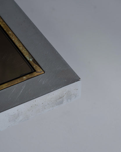 TABLE BASSE EN VERRE FUMÉ, 1970s