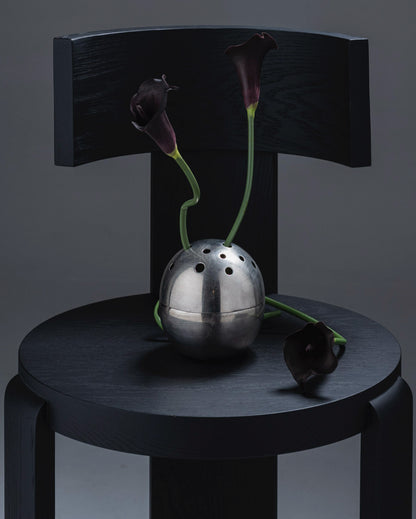 MARS FLOWER FROZEN VASE, LINO SABATTINI, CHRISTOFLE, 1950s