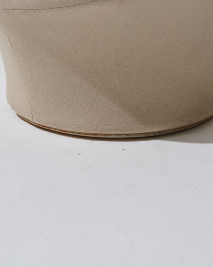 FAUTEUIL MUSHROOM TISSU KVADRAT BEIGE, PIERRE PAULIN, 1970s