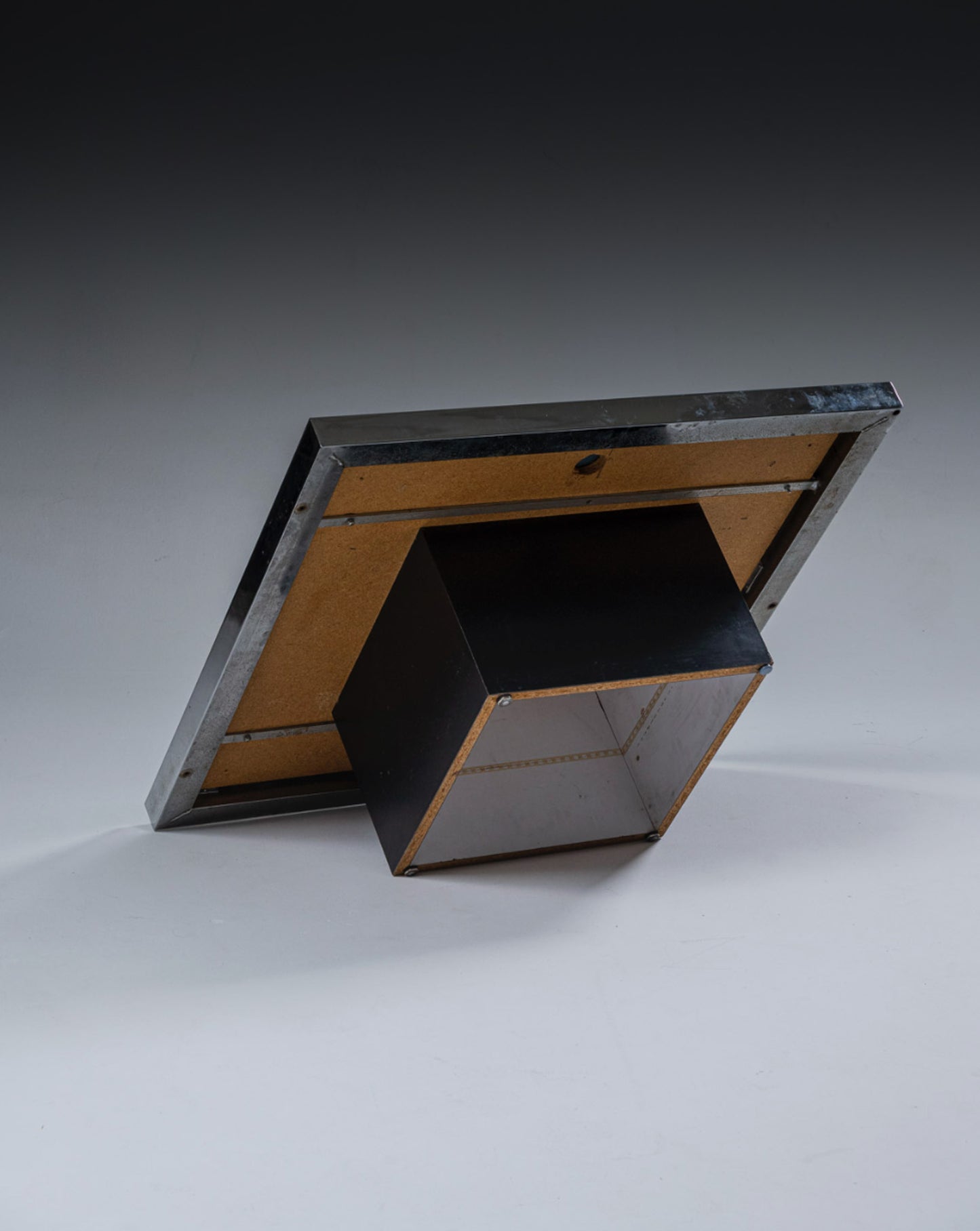 TABLE BASSE EN VERRE FUMÉ, 1970s