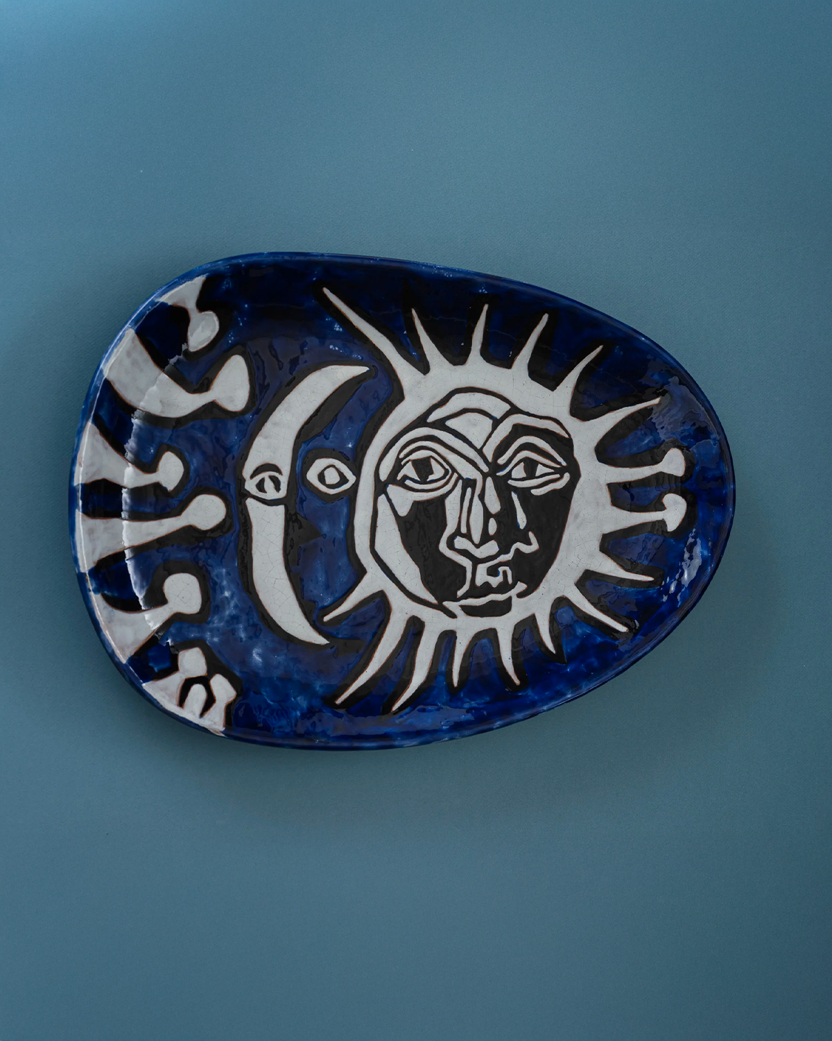 Ceramic plate, Jean Lurçat, 1950s