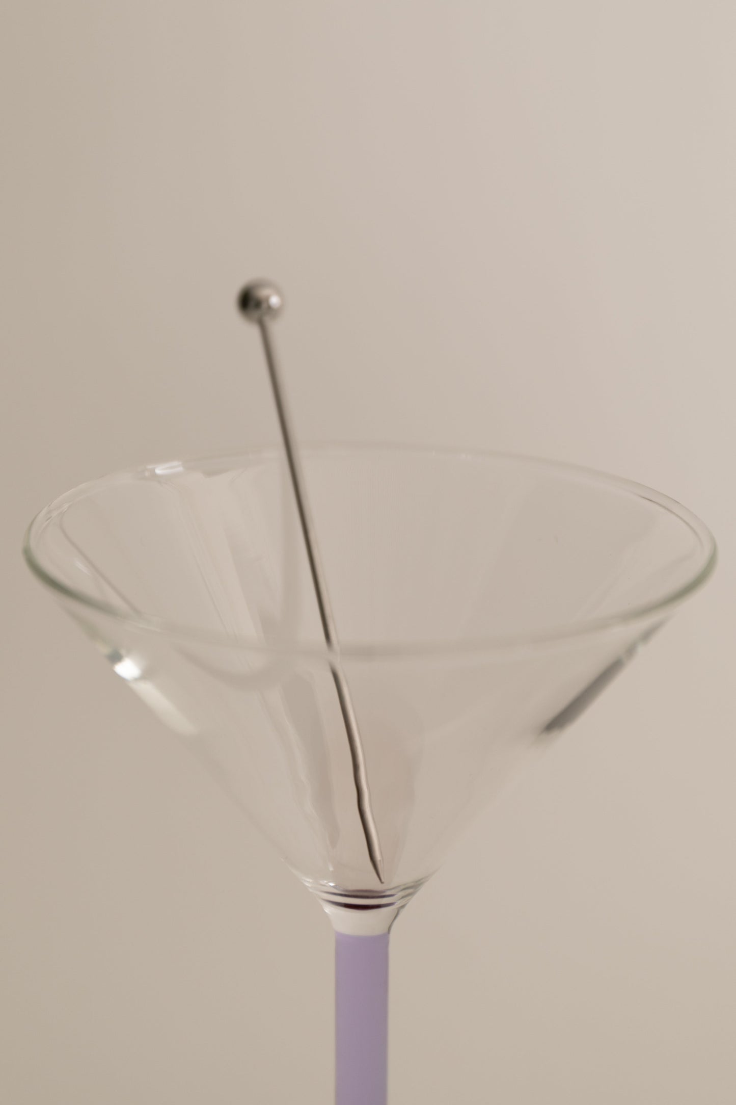 Pair of piano cocktail glasses