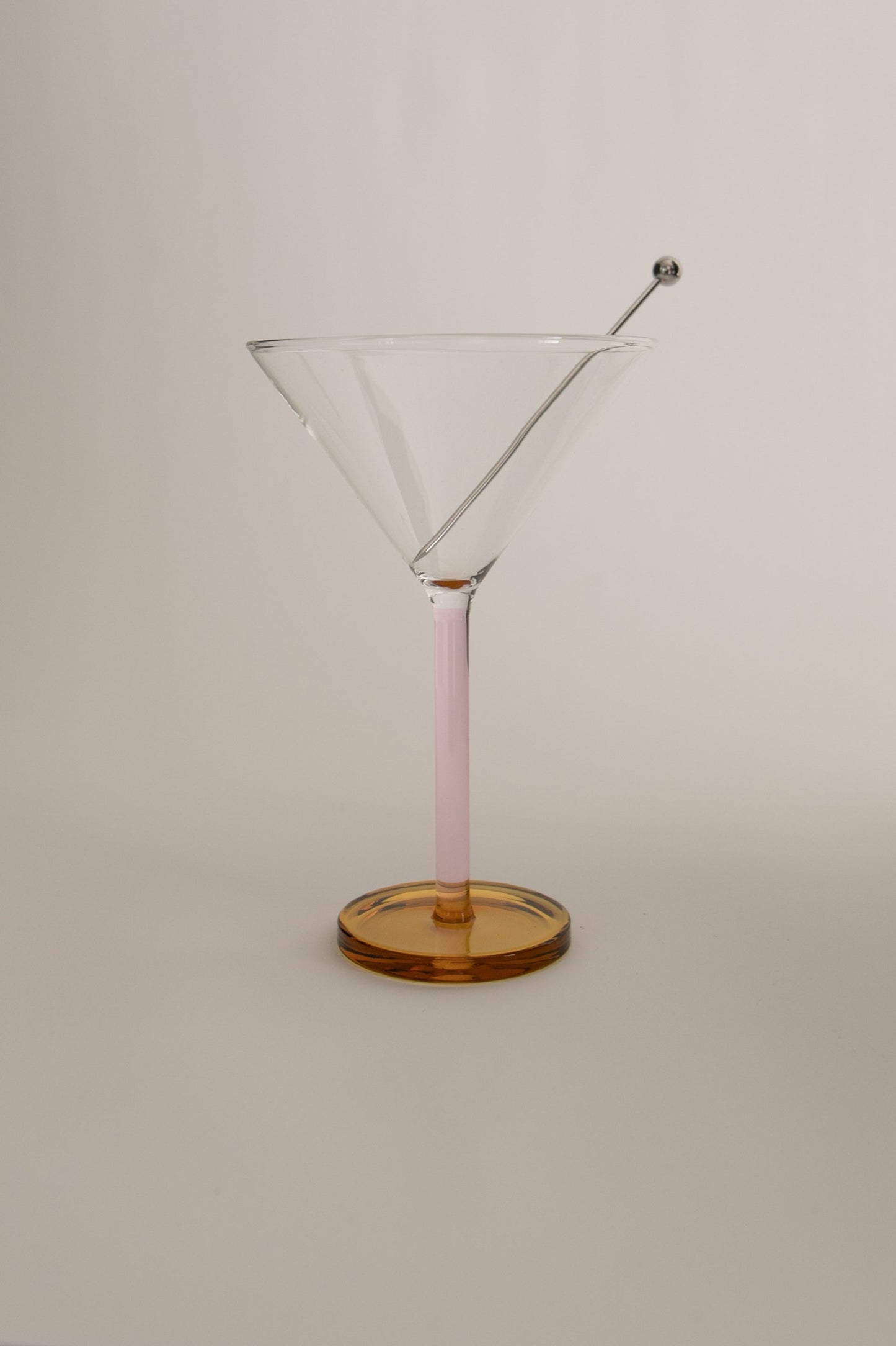 Pair of piano cocktail glasses