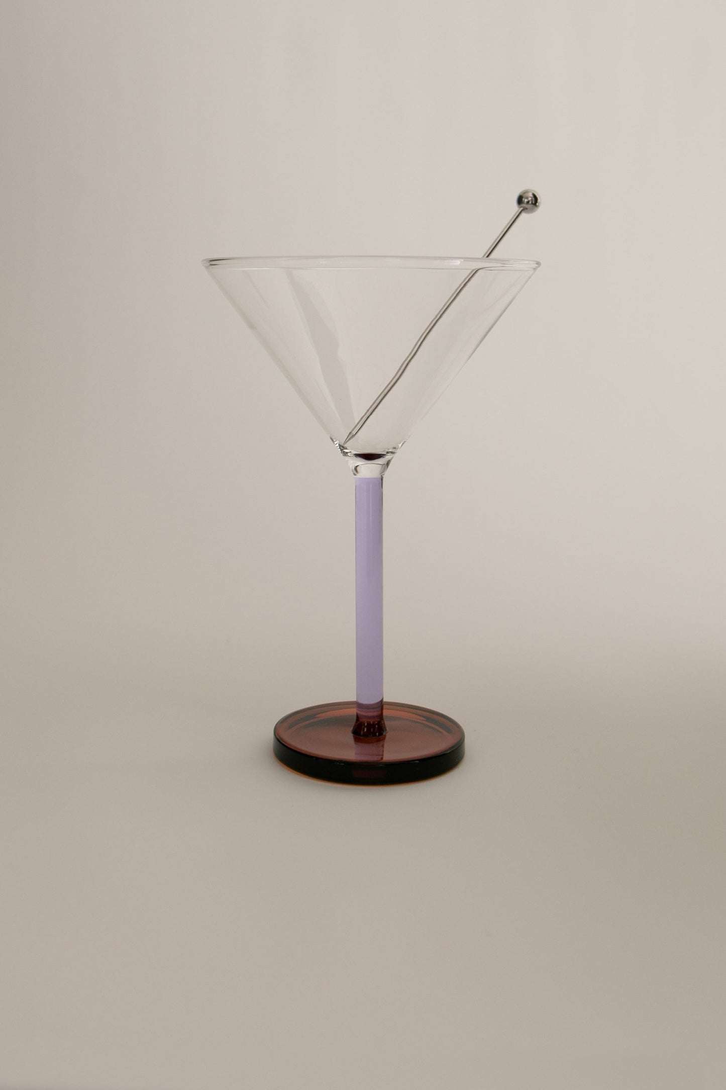 Pair of piano cocktail glasses