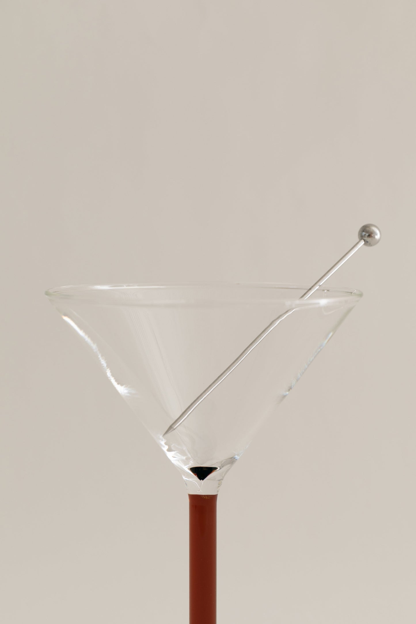 Pair of piano cocktail glasses