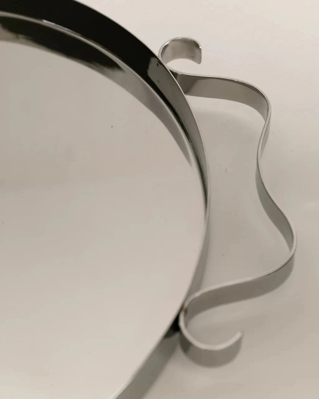 “SQUIGGLE” MIRROR SERVING TRAY