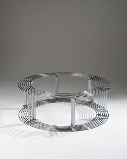 'PANTONOVA' COFFEE TABLE, VERNER PANTON, FRITZ HANSEN, 1970s