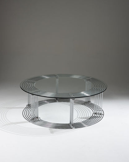 'PANTONOVA' COFFEE TABLE, VERNER PANTON, FRITZ HANSEN, 1970s