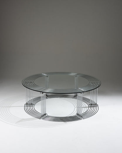 'PANTONOVA' COFFEE TABLE, VERNER PANTON, FRITZ HANSEN, 1970s