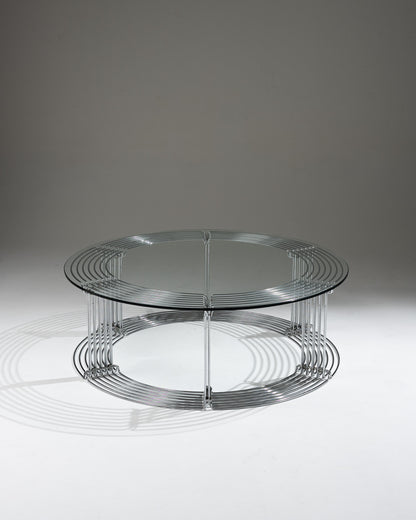 'PANTONOVA' COFFEE TABLE, VERNER PANTON, FRITZ HANSEN, 1970s