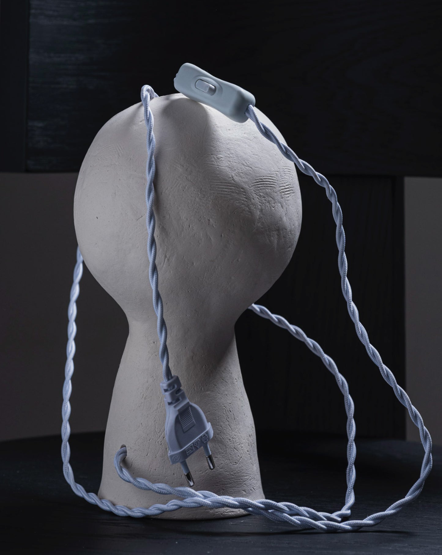 LAMPE A POSER GLOBE EN GRÉS