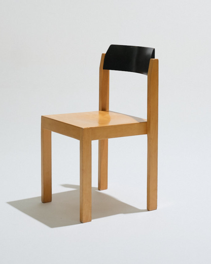 CHAISE EMPILABLE EN BOIS, 1950s