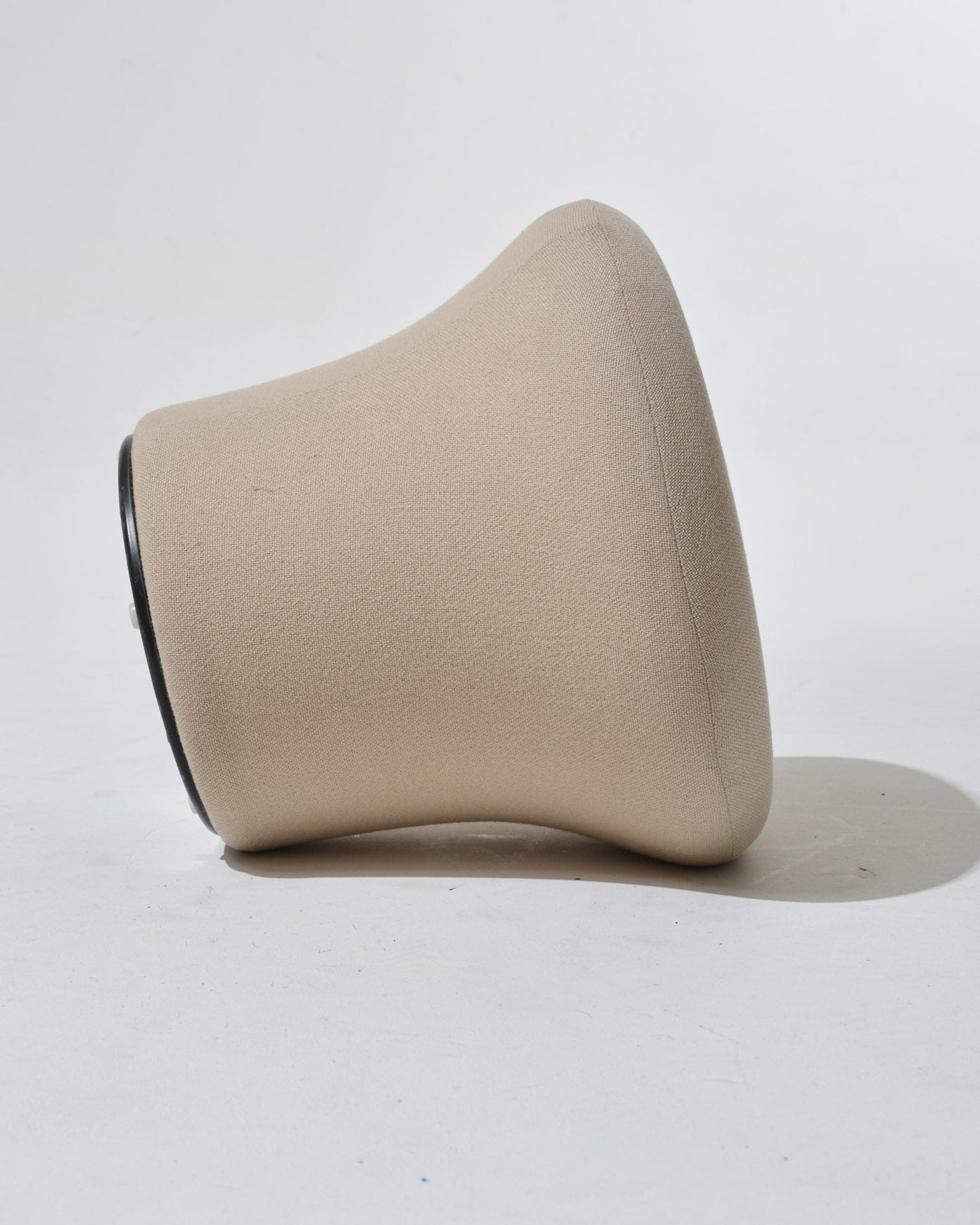 OTTOMAN MUSHROOM KVADRAT BEIGE FABRIC, PIERRE PAULIN, 1970s