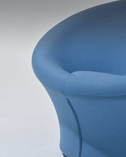 BLUE MUSHROOM ARMCHAIR, PIERRE PAULIN, 1970s