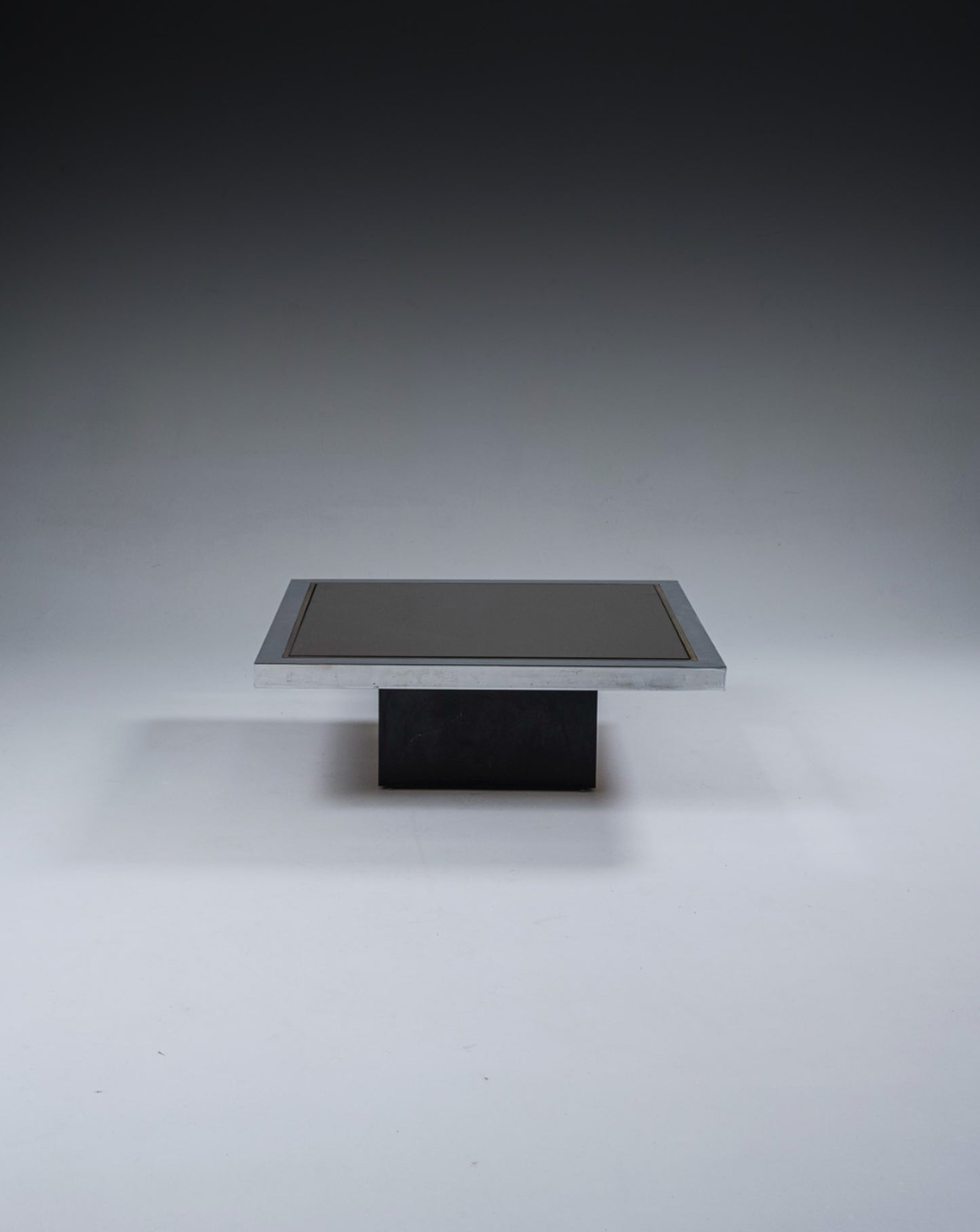 TABLE BASSE EN VERRE FUMÉ, 1970s