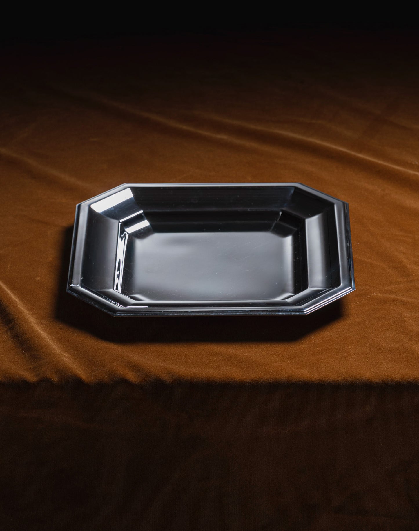 METAL PLATTER, BOUILLET BOURDELLE, 1930S