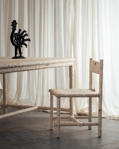 CHAISE ONDES EN BOIS D'ÉRABLE MASSIF