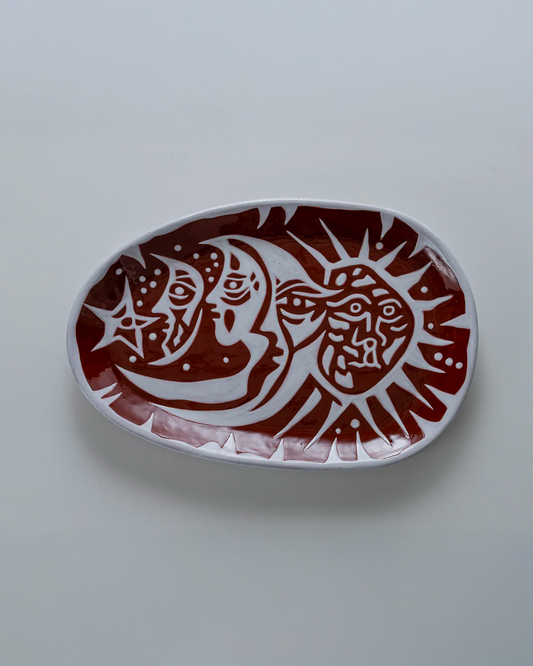 CERAMIC PLATE, JEAN LURÇAT, 1950S