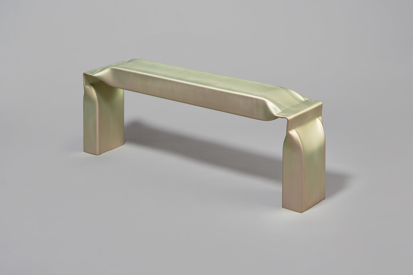 BANC "TUBE STOOL ZINC-PLATED"