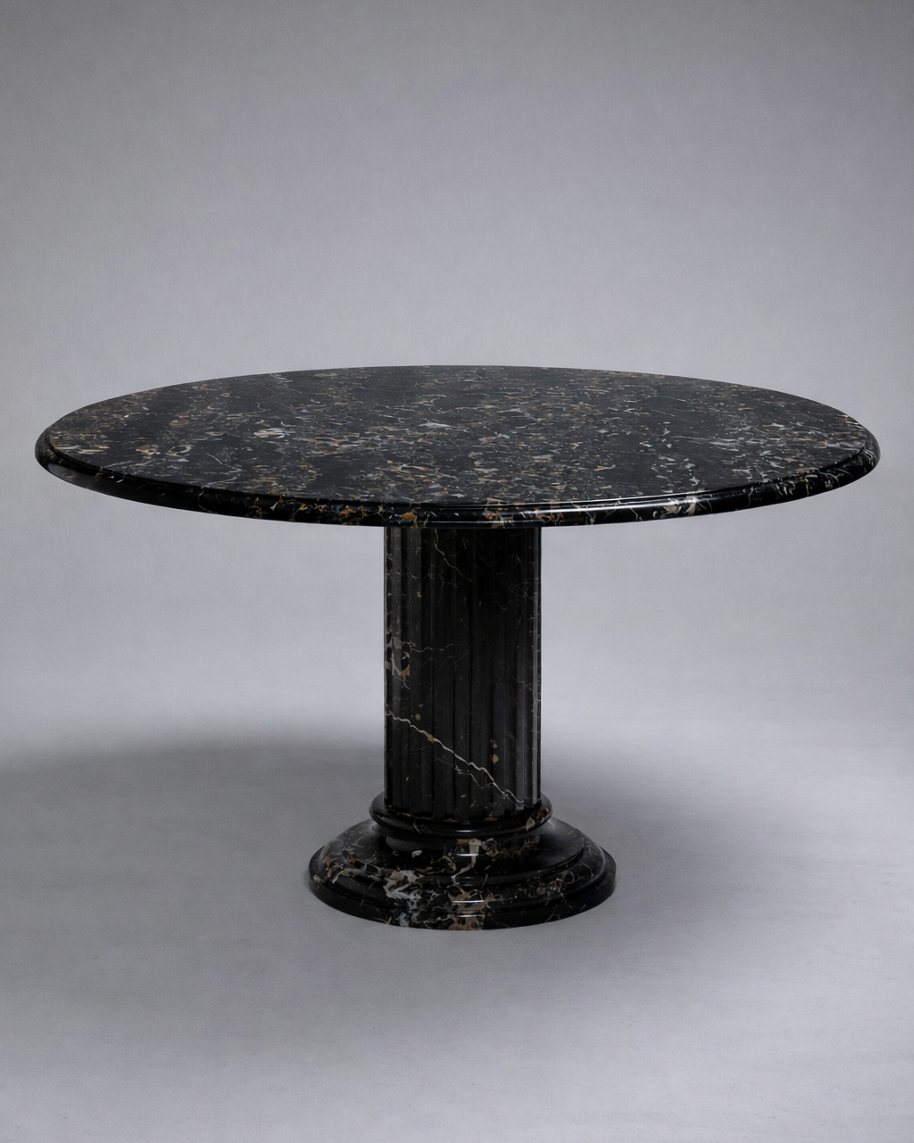 BLACK MARBLE TABLE, 1970s