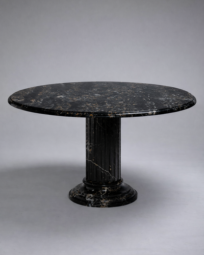 BLACK MARBLE TABLE, 1970s