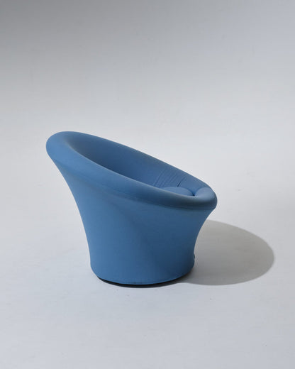 BLUE MUSHROOM ARMCHAIR, PIERRE PAULIN, 1970s