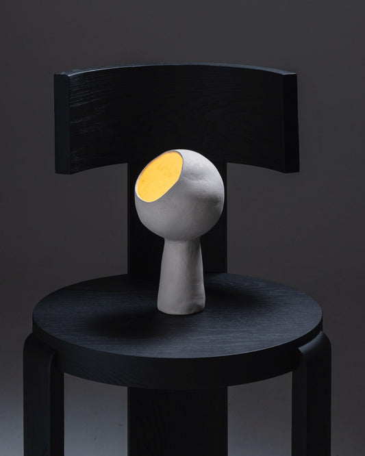 GLOBES TABLE LAMP IN STONEWARE