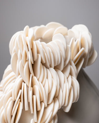 Italian porcelain vase, Sylvia Granata, 2020