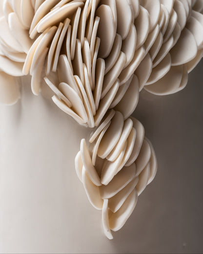 Italian porcelain vase, Sylvia Granata, 2020