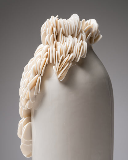 Italian porcelain vase, Sylvia Granata, 2020