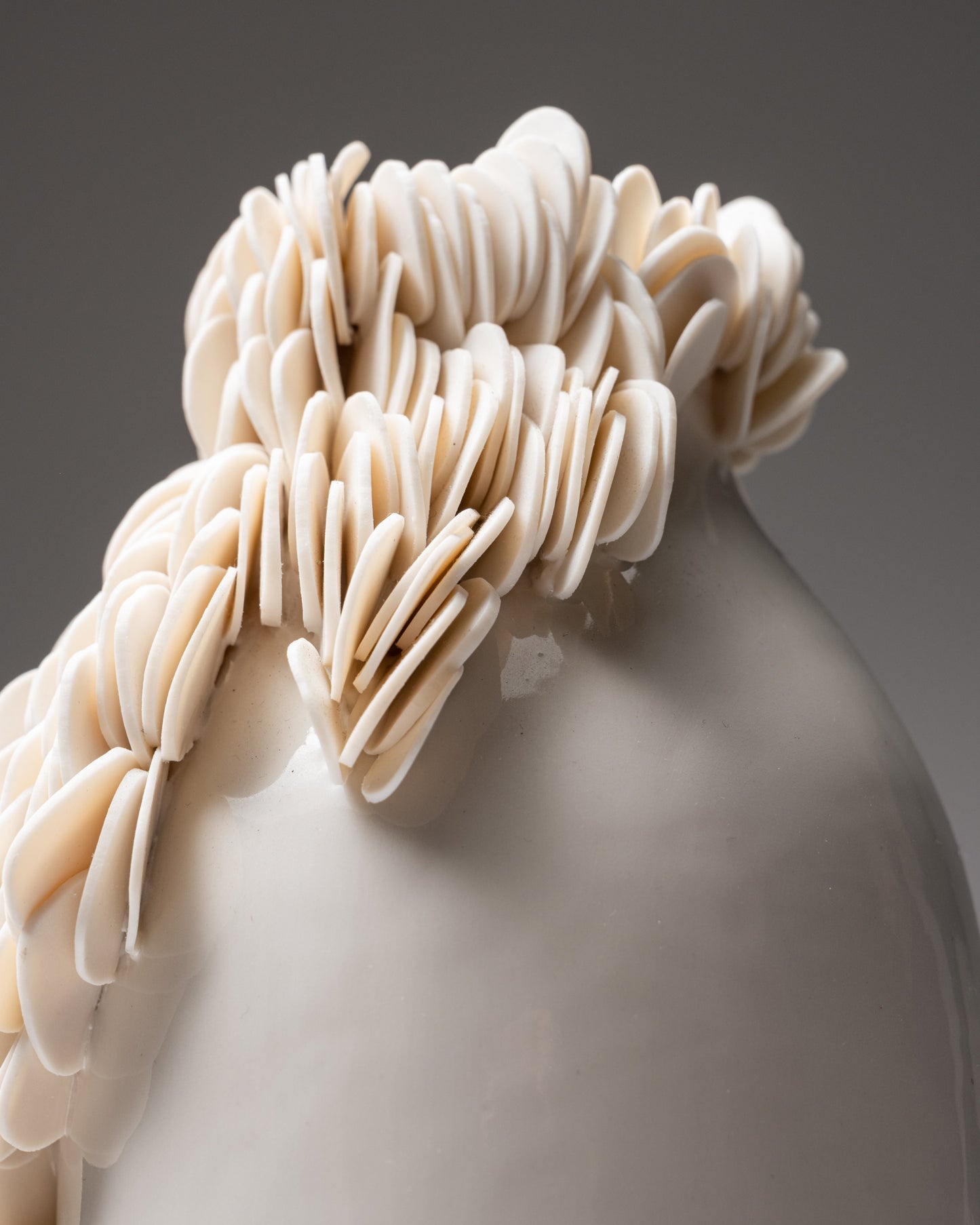 Italian porcelain vase, Sylvia Granata, 2020