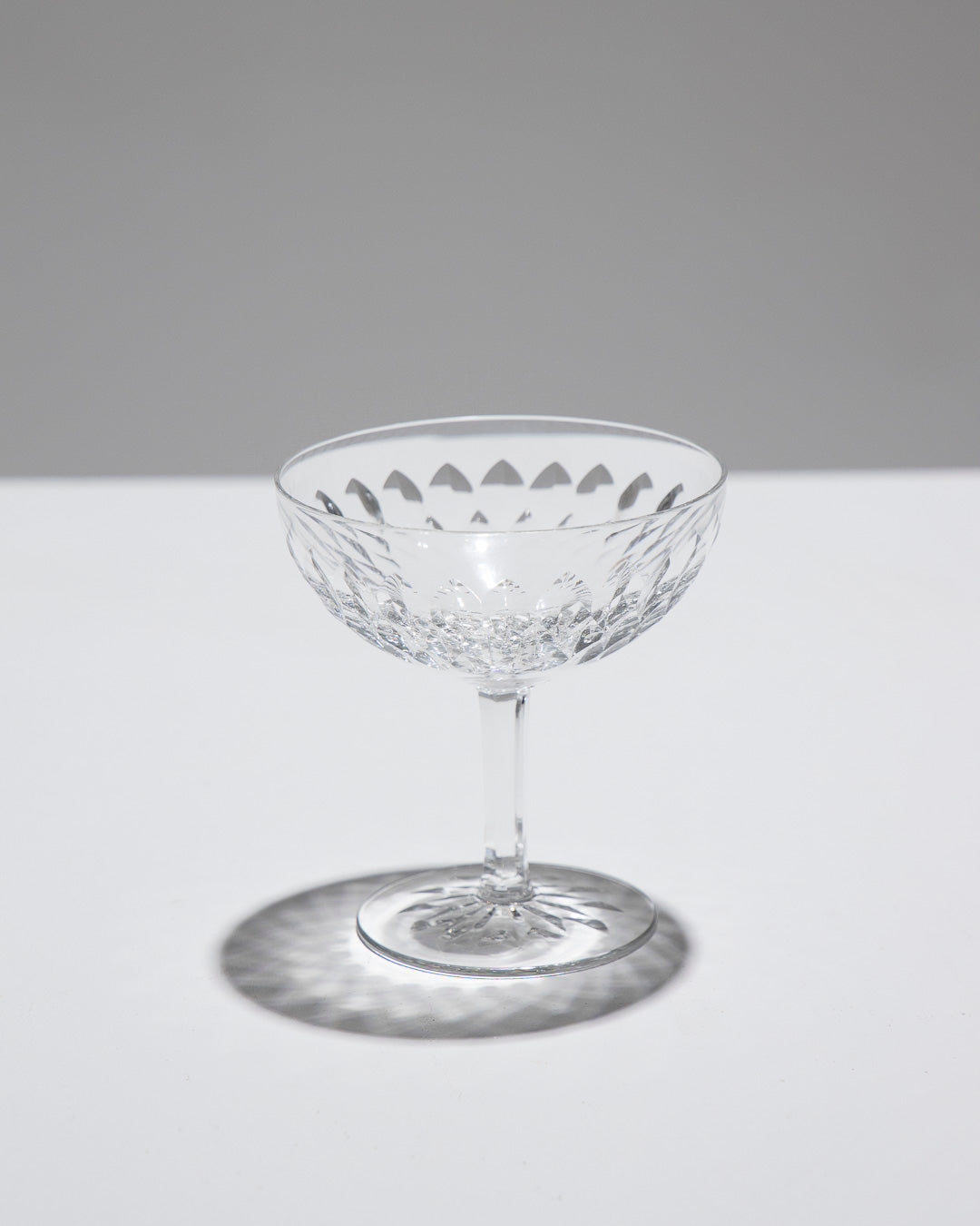 Set von 6 Crystal Champagnes Cups