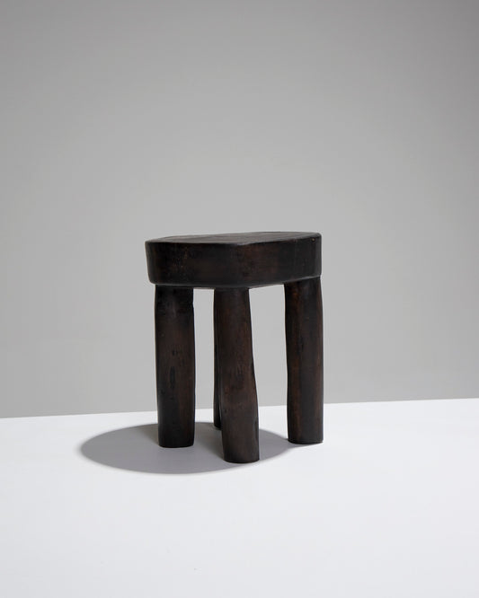 LOBI WOODEN SIDE STOOL