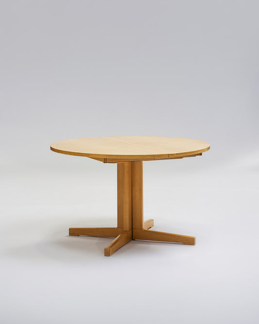 EXTENDABLE BEECH TABLE, SKANDI-FORM, 1960s