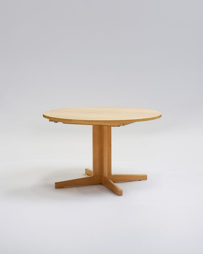 EXTENDABLE BEECH TABLE, SKANDI-FORM, 1960s