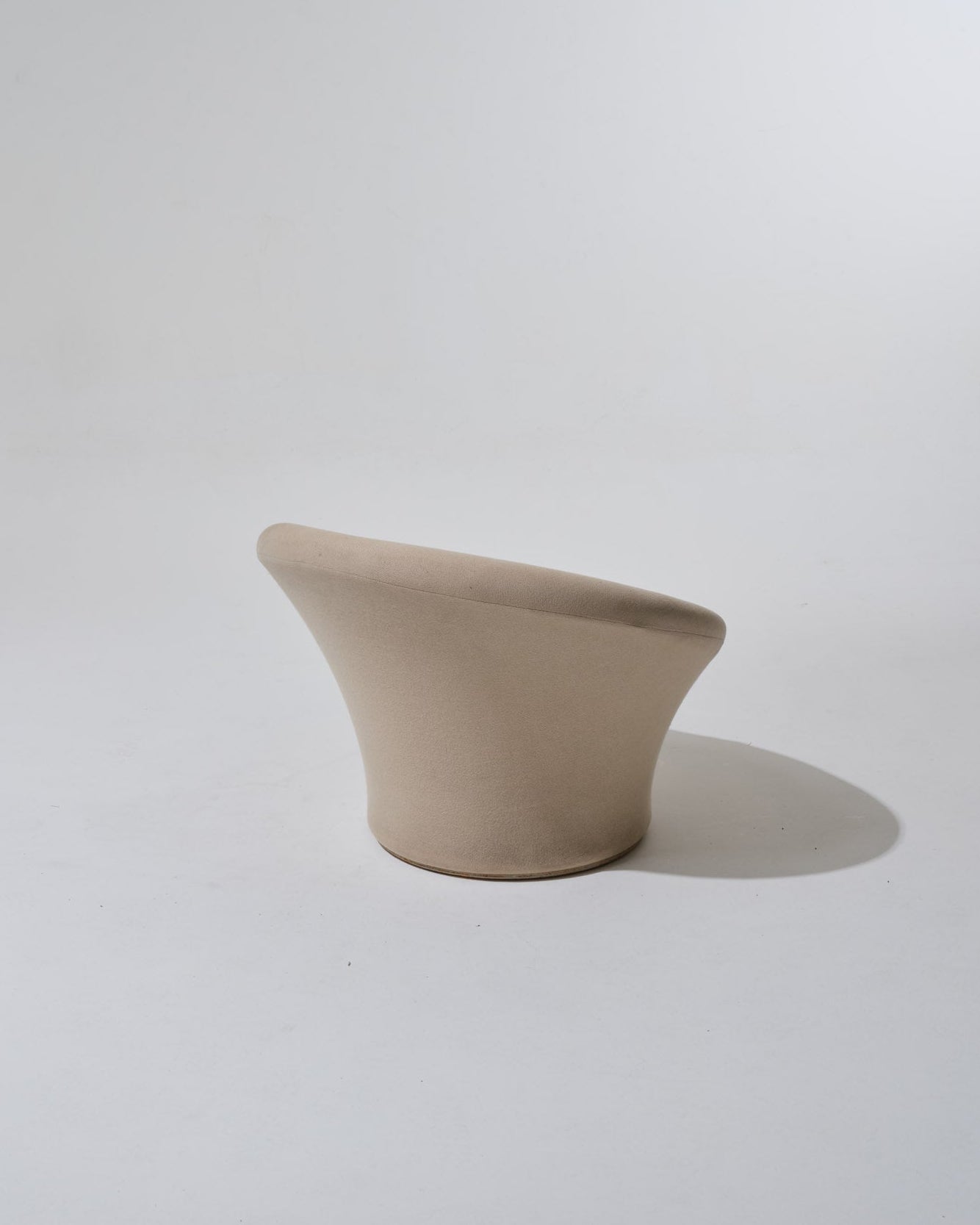 FAUTEUIL MUSHROOM TISSU KVADRAT BEIGE, PIERRE PAULIN, 1970s