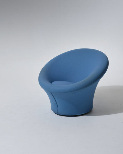 BLUE MUSHROOM ARMCHAIR, PIERRE PAULIN, 1970s