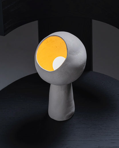 GLOBES TABLE LAMP IN STONEWARE