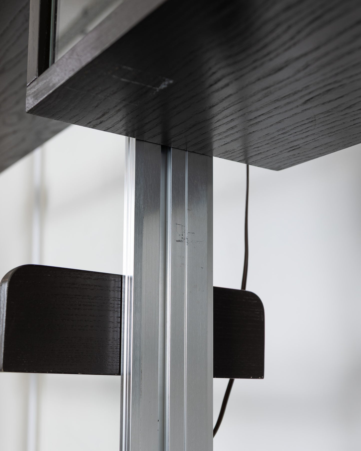 ÉTAGÈRES EN BOIS ET INOX, ROCHE BOBOIS, 1970s