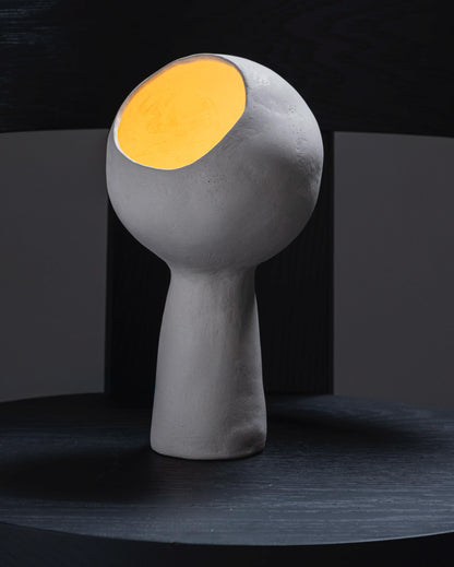 GLOBES TABLE LAMP IN STONEWARE