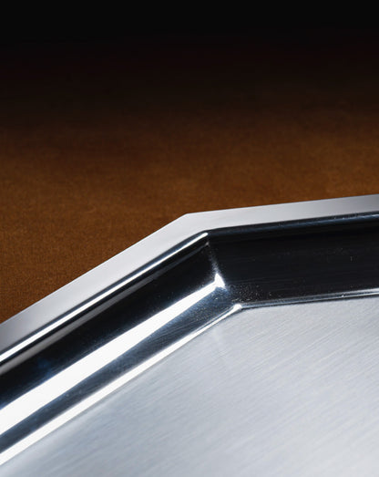 LARGE CHARLESTON TRAY, JEAN COUZON, 1970s