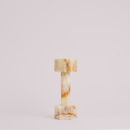 HALTÈRE HERACKLES EN ONYX AMBRE