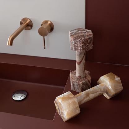 HALTÈRE HERACKLES EN ONYX AMBRE