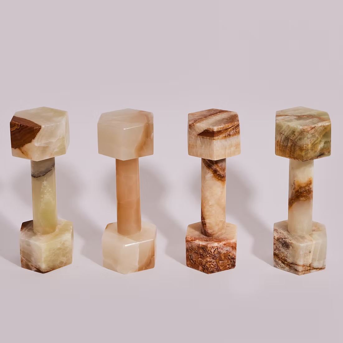 HALTÈRE HERACKLES EN ONYX AMBRE