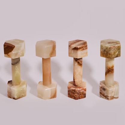 HALTÈRE HERACKLES EN ONYX AMBRE