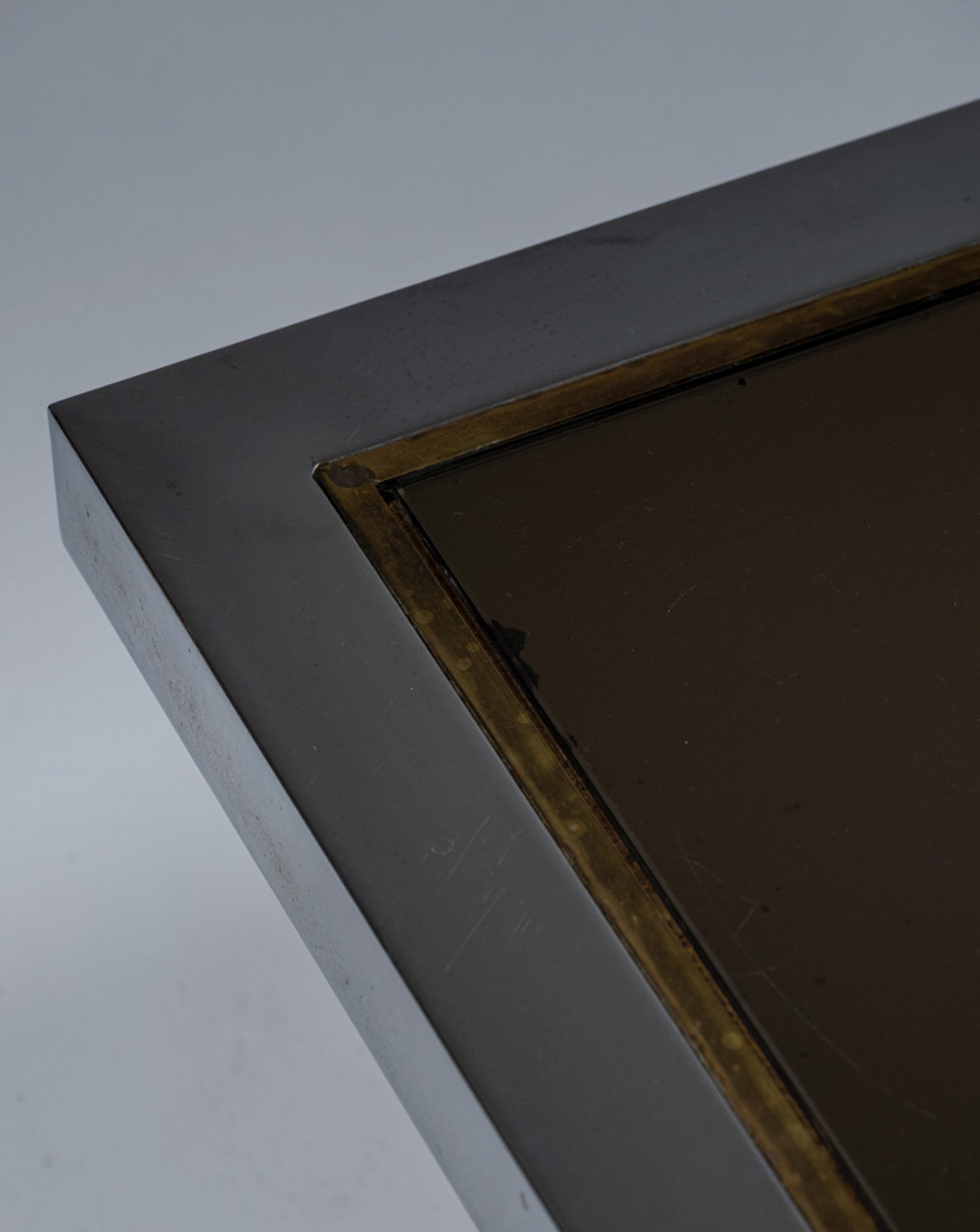 TABLE BASSE EN VERRE FUMÉ, 1970s